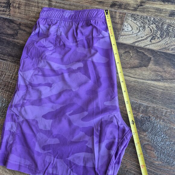 NWT FOCO NFL Minnesota Vikings Tonal Camouflage Shorts Pocket Drawstring Purple - Picture 13 of 13